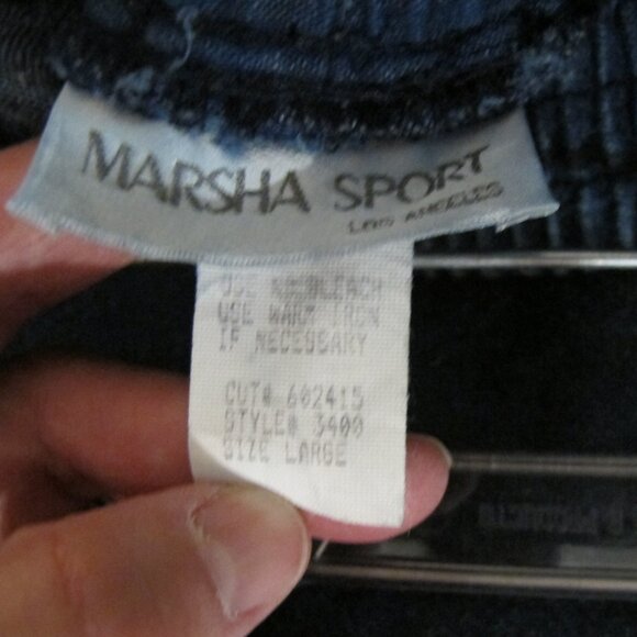 Marsha Sport A-line denim skirt – fringed hem  L - Picture 4 of 6